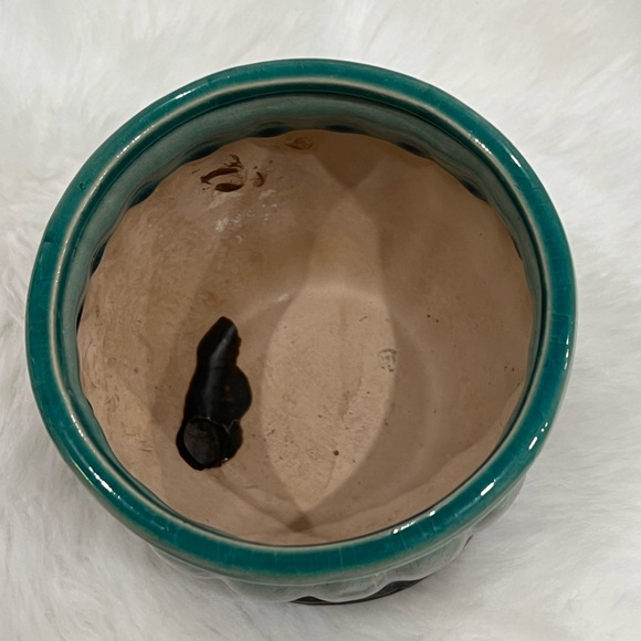 Bundle of 2 Glazed Flower Pots Planters ~ One w/Flower Frog Kenzan/ Ikebana - Picture 15 of 16